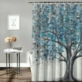 thumbnail image 2 of JEUXUS Blossom Trees Durable and Washable Shower Curtain Multiple Sizes White, 2 of 6