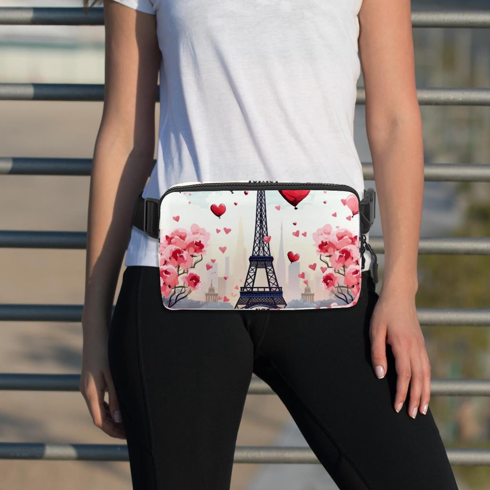 Valentine's Day Lightweight, Adjustable Fanny Pack with Extension Strap - Unisex Crossbody Bag & Waist Bag