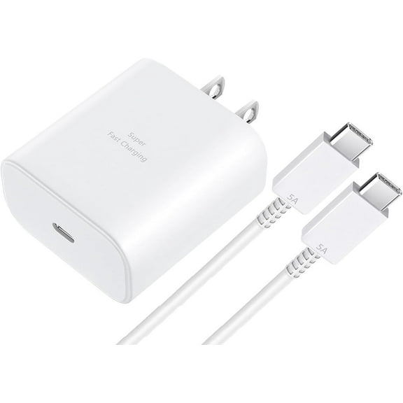 45W USB C Super Fast Charger Type C Samsung Charger Fast Charging Samsung Fast Charger for Galaxy S25/S25 /S24/S23/S22/S21/Plus/Ultra/FE,A16/A15/A56/A55,Note 20/10,Z Fold,Z Flip,