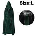 thumbnail image 1 of Capa con capucha Capa unisex para adultos con capucha Capa de Navidad de Halloween Capa de bruja vampiro Disfraz de cosplay, 1 of 5