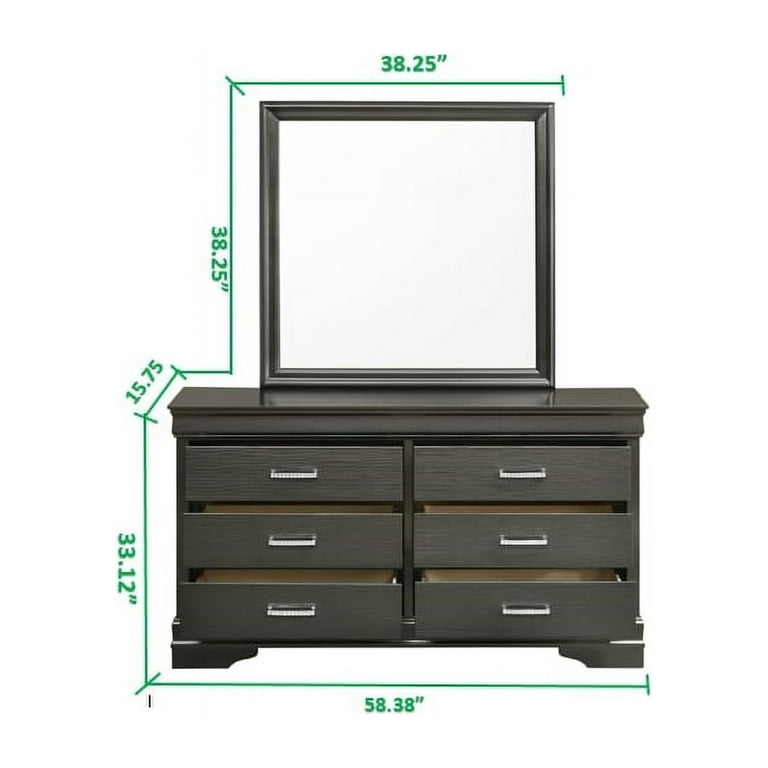 Brooklyn 6 drawer double dresser online