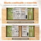 thumbnail image 4 of Grandes Organizador Cuberteros para Cajon, Extensible al 36 Pulgadas de Ancho, Bandeja Vajilla de Cocina, Tabletas Separador de Plástico para Cuchillo/Cuchara/Tenedor, Verde y Blanco, 4 of 8