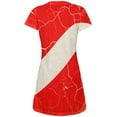 thumbnail image 2 of Diver Down Distressed Weathered Flag All Over Juniors Beach Cover-Up Dress Multi LG, 2 of 2