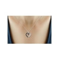 thumbnail image 3 of JewelersClub Black Diamond Accent Sterling Silver Mother Heart Pendant, 18", 3 of 4