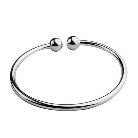 Bangle Bracelet Fashion Simple Open Bangles Two Bead Jewelry for