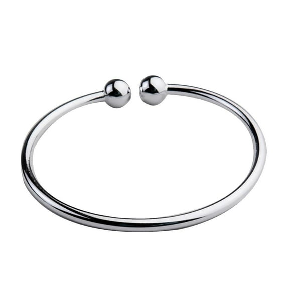 Bangle Bracelet Fashion Simple Open Bangles Two Bead Jewelry for