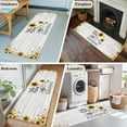 thumbnail image 6 of Runner Rugs 2x6 Ft, Sunflowers Non Slip Area Rugs for Kitchen Bedroom Entryway, Farmhosue You Are My Sunshine Wooden Grain Washable Carpet Runner Rug Floor Mats for Bedroom Home Decor, 6 of 9