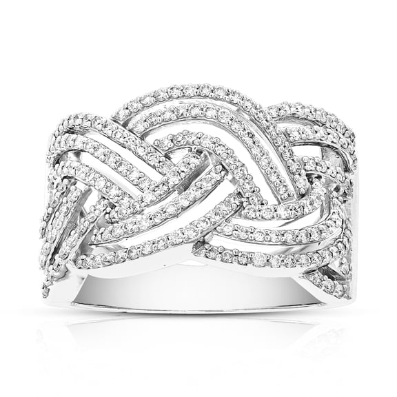 Vir Jewels 7/8 CTTW Lab Grown Diamond Ring in Sterling Silver Female Adult