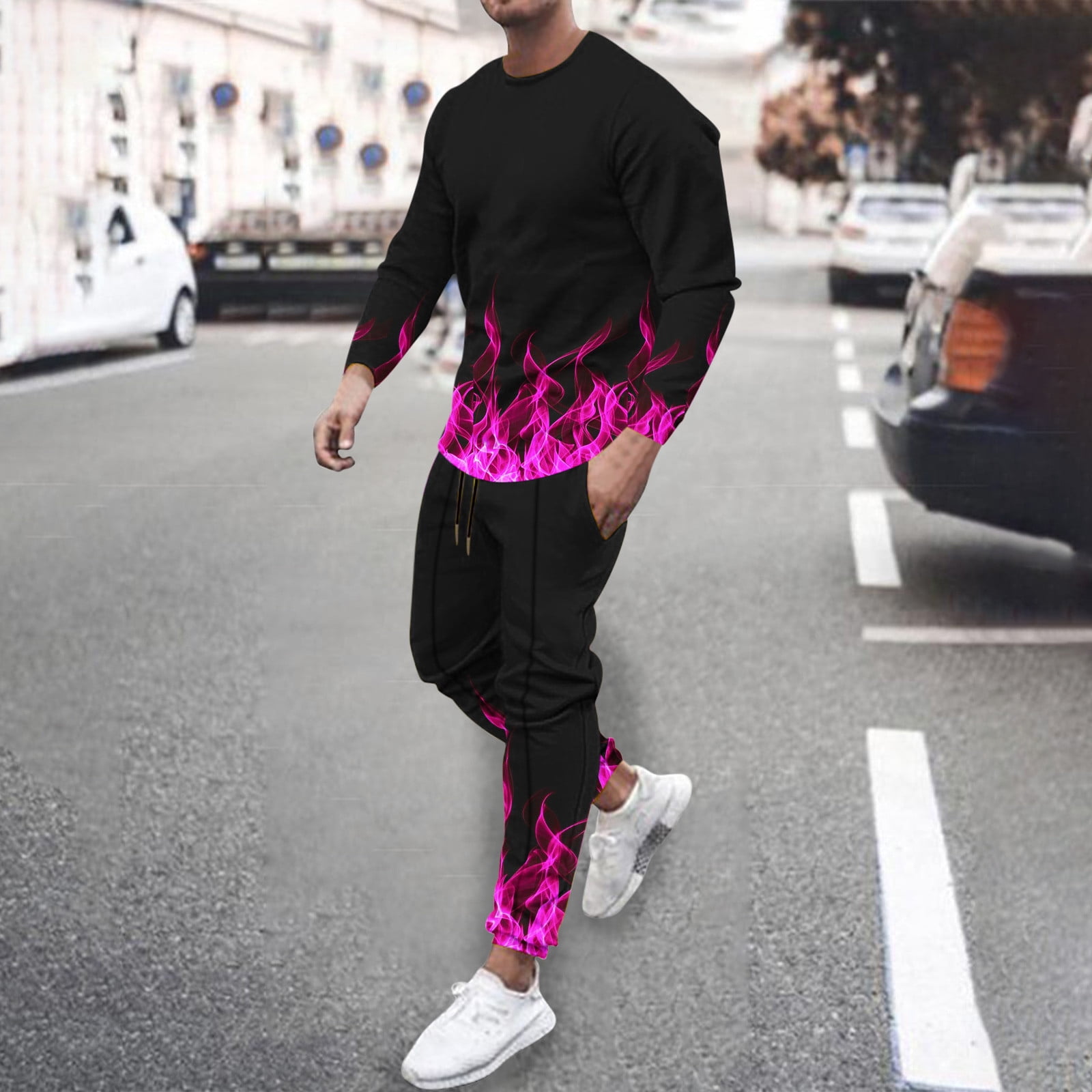 DDAPJ pyju Big and Tall Sweatsuit for Men 2 Piece Sets DDAPJ pyju Big and Tall Sweatsuit for Men 2 Piece Sets