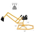 thumbnail image 2 of Heavy Duty Kid Ride-on Sand Digging Digger, 2 of 5