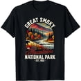 thumbnail image 1 of Camiseta Retro del Parque Nacional Great Smoky Mountains | Vintage USA, 1 of 7