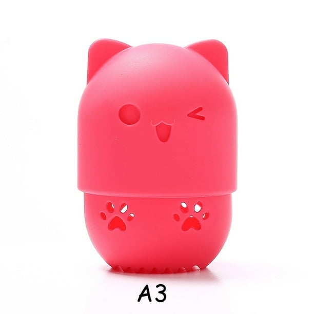 Beauty Sponge Travel Case, Cat Shape Makeup Egg Capsule ...