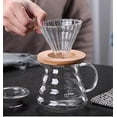 thumbnail image 4 of COFISUKI - Cafetera para verter – 20 onzas /600 ml con gotero de café de vidrio, elegante y elegante, 4 of 8