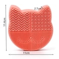 thumbnail image 3 of 3 In 1 Silicone Makeup Brush Cleaning Mat, Makeup Cleaning Brush Washing Mat, Makeup Brush Drying Rack, Portable Washing Tool, Easy To Carry Makeup Tools for Makeup, 3 of 4