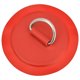 thumbnail image 4 of Parche Anillo en D de 8 cm Anillo en D de forma redonda PVC para paleta de tabla de surf Rojo, 4 of 4