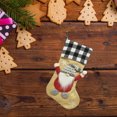 thumbnail image 2 of Txlixc Decorando medias de Navidad, muñecas enanas a cuadros colgando medias de Navidad decorando chimeneas, árboles de Navidad Txlixc moda, 2 of 9