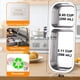 thumbnail image 2 of 2X Recipientes Reutilizables para Refrigerios con Tapa, de Acero Inoxidable, con Dos o Dos Compartimentos., 2 of 5