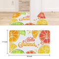 thumbnail image 5 of Lemon Fruit Linen Nonslip Floor Mat, Entryway Doormat Durable Low-Profile Mat Home Decor, Rug Washable Kitchen Bathroom Laundry Bedroom Living Room Doormats 30x17in, 5 of 5