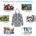 thumbnail image 5 of Goofa Popcorn Pattern Hooded Sweatshirt for Youth Trendy youth sweatshirt Casual Hoodie for Boys and Girls-Large, 5 of 6