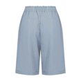 thumbnail image 5 of Pantalones Cortos Casuales para Mujer Día de la Independencia Impreso Elástico de la Cintura, Pantalones Cortos de Verano para Mujeres, 5 of 5