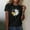 Shirts-89Black, variant on Celestial Sunflower Floral for Women T Shirt Vintage Botanical Graphic Short Sleeve Crewneck Casual Loose Fit Spring Summer Garden Shirts Tops