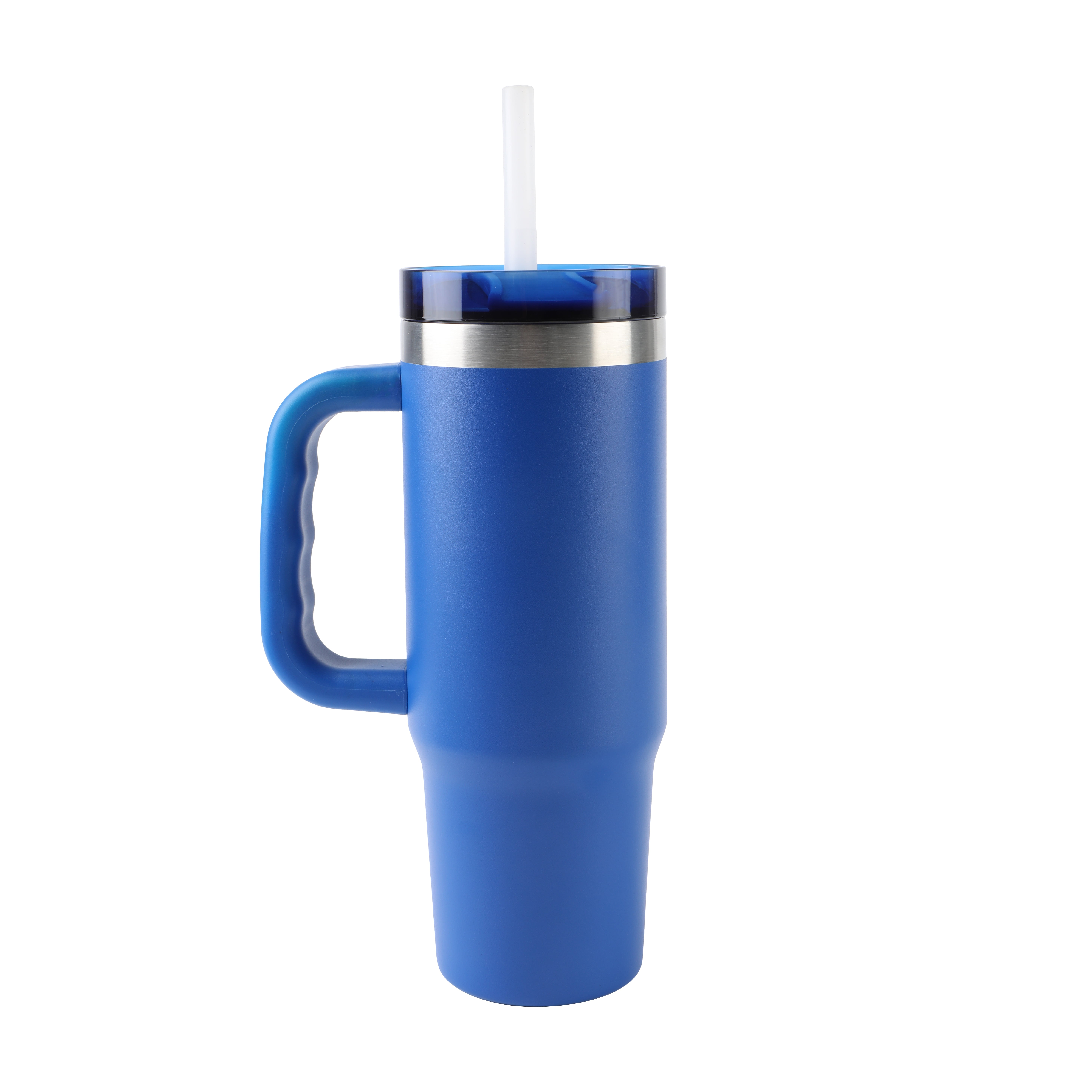 Ozark Trail 30 oz Stainless Steel Insulated Tumbler with Handle, Royal Blue