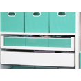 thumbnail image 4 of Simple Houseware Caja de almacenamiento de tela plegable, armario, cómoda, cajón, organizador, cestas para ropa interior, sujetadores, color turquesa (juego de 6), 4 of 4