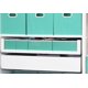 thumbnail image 4 of Simple Houseware Caja de almacenamiento de tela plegable, armario, cómoda, cajón, organizador, cestas para ropa interior, sujetadores, color turquesa (juego de 6), 4 of 4