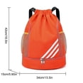 thumbnail image 5 of Waterproof Drawstring Backpack Sports Gym Bag With Shoes Compartment, Waterproof Draw String Back Bag For Men Women, 5 of 5