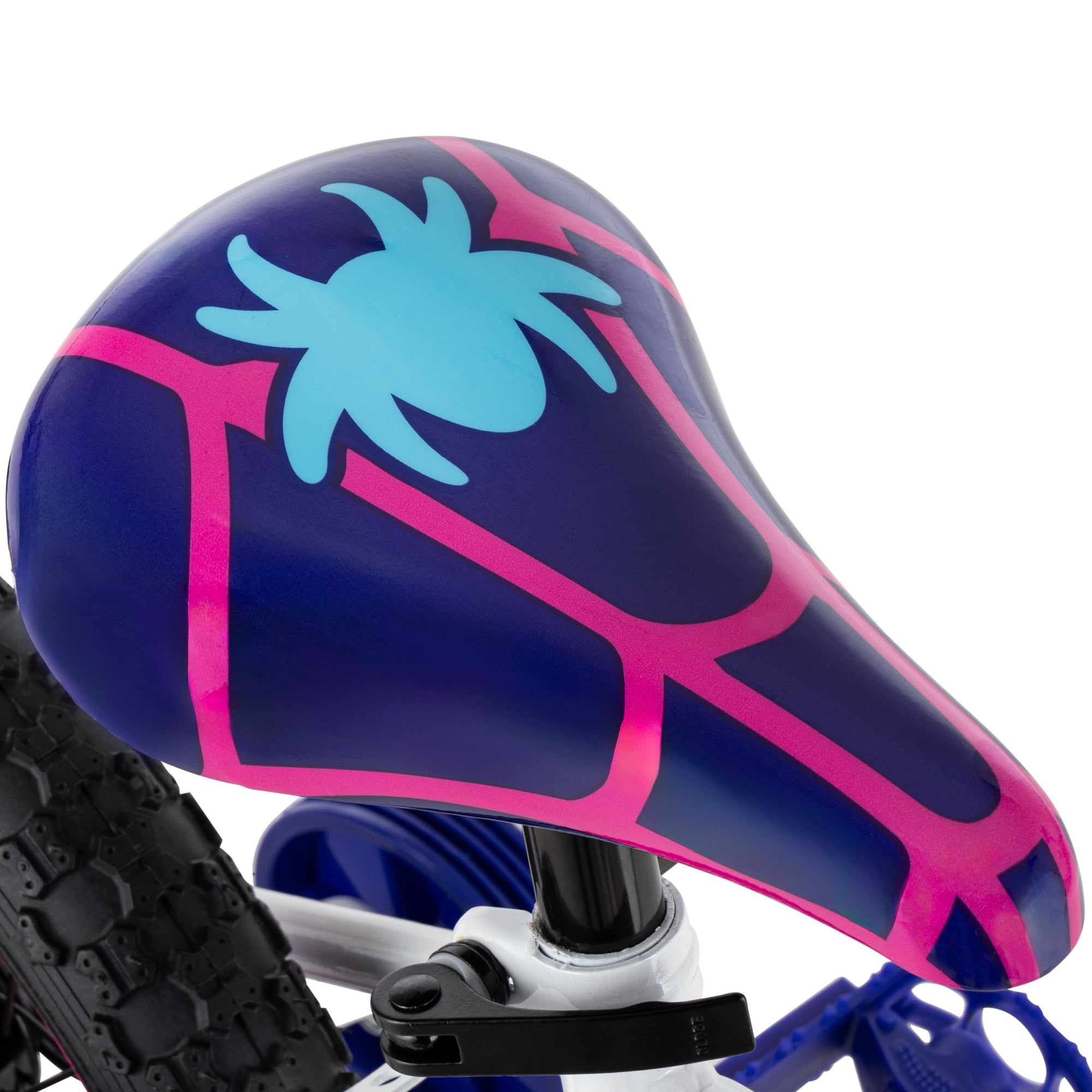 Huffy 14-inch Spidey and His Amazing Friends Girls’ Bike featuring Ghost, White/Pink