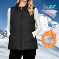 thumbnail image 4 of Yutgune Women's Lightweight Puffer Vest Stand Collar Zip Up Jacket with Pockets, 4 of 9