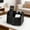 Black, variant on NWOKYZGH 360°Rotating Remote Control Holder, PU Leather TV Remote Caddy Organizer Basket Storage Box with 5 Compartments for Pen, Art Supplies, Makeup Brush, office Desk Table Accessories