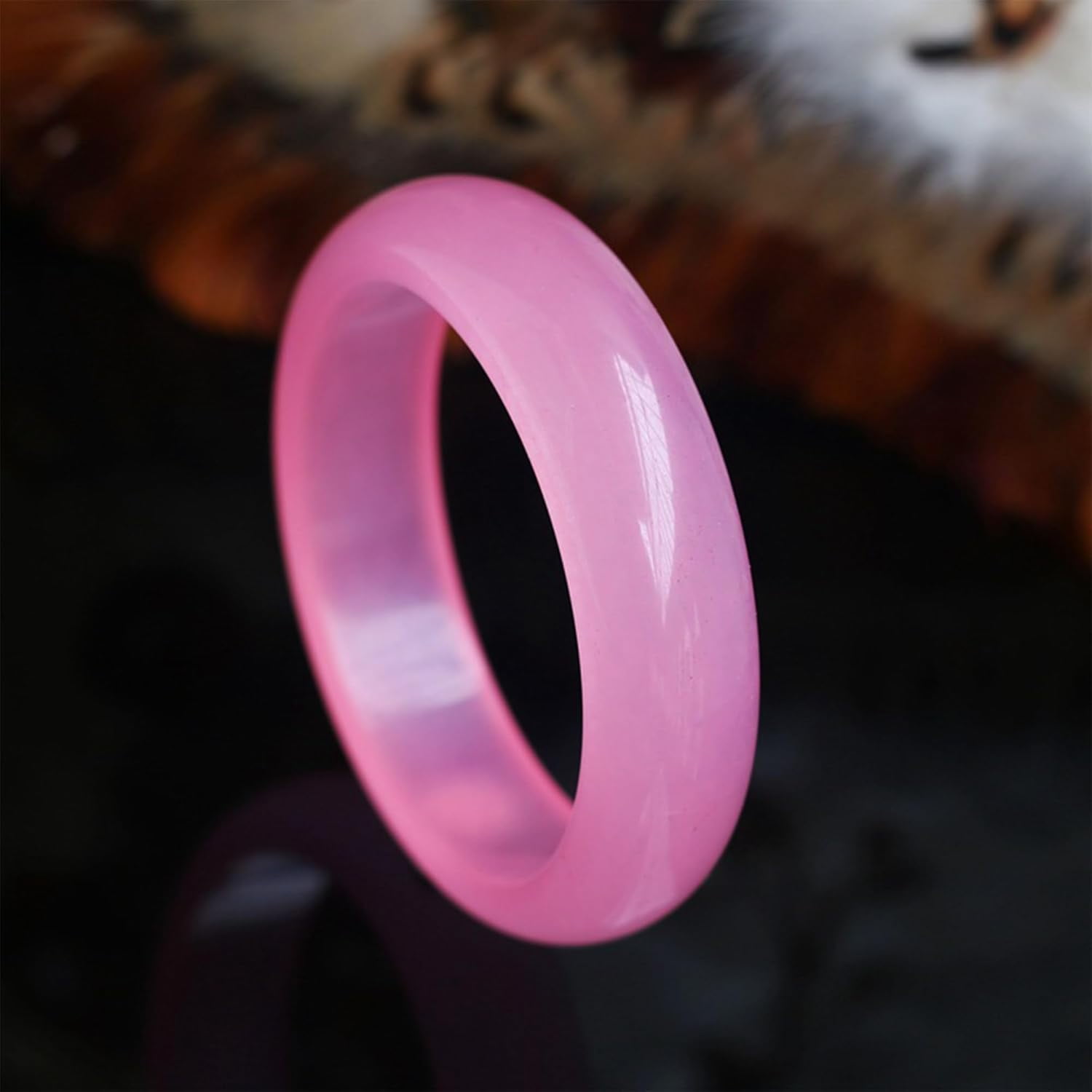 Yardley London Bangle Jade Bracelet with 1 x Jade Bangle Bracelet, Purple