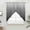 Black, variant on Teal Ombre Swag Valances for Windows, Kitchen Curtains 36 Inch Length 2 Panels Set, Contemporary Gradient Abstract Art Short Curtains for Small Windows Rod Pocket Cafe Curtains Drapes 28"x36"