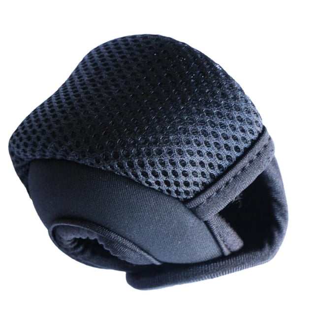 Funda transpirable para carrete de pesca, bolsa para carrete de baitcasting, estuche protector, soporte Negro
