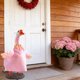 thumbnail image 5 of Traje y sombrero de ganso para estatua de 58 cm | Vestido de ganso de jardín con bufanda | Decoración de patio y jardín para exhibición en porche exterior, 5 of 6