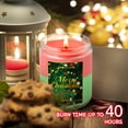 thumbnail image 5 of SCENTORINI Winter Scented Candles, 7.4oz Apple Cinnamon & Cedar Soy Wax Candles for Home Fragrance Decoration, 5 of 7