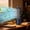 Blue, variant on Uandlove Bladeless Tower Fan, 45° Oscillating Portable Desk Fan with 2400mAh Battery, Quiet for Bedroom Office