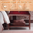 thumbnail image 6 of 16 PCS Rectangular Silicone Chair Leg Protectors for Hardwood Floors, Clear Furniture Leg Caps with Felt Pads, Protect Wood or Tile Floors, Reduce Noise, Easy to Move (0.5" x 2"), 6 of 8