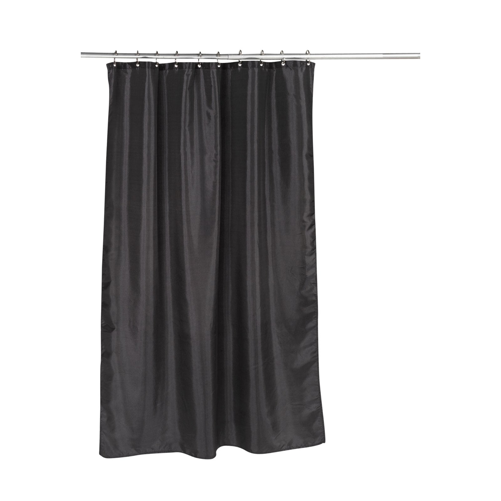 Shimmer Faux Silk Shower Curtain In Black Com Shimmer Faux Silk Shower Curtain In, Black Faux Leather Shower Curtain