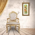thumbnail image 3 of Grim, Tara Funk 13x32 Gold Ornate Wood Framed with Double Matting Museum Art Print Titled - Lime Garden I, 3 of 4