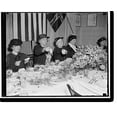 thumbnail image 2 of Historic Framed Print, New Minister to Norway is luncheon guest of Democratic Committeewomen. Washington, D.C., April 26. Democratic National Committeewomen from many of the states, 17-7/8" x 21-7/8", 2 of 9