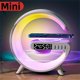 thumbnail image 2 of Altavoces BT inalámbricos inteligentes con carga rápida inalámbrica, luz RGB, despertador de amanecer y luz de despertador: ¡perfectos para dormitorios!, 2 of 4