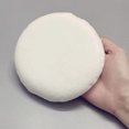 thumbnail image 4 of HLONK Powder Puff  5.1Inch Large Loose Powder Puff for Body Powder  Ultra Soft Washable Velour Fluffy Body Powder Puffs with Ribbon  White, 4 of 4