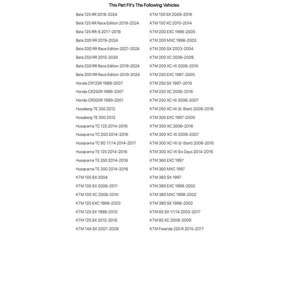 Tusk Throttle Tube For Beta 200 RR 2019-2024