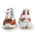 thumbnail image 4 of Modern Art Colorful Geometry Walking Shoes for Men Woman Lightweight Tennis Fashion Elastic Sports Shoes Cushion Basketball Shoes, 4 of 7