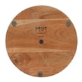 thumbnail image 6 of Gibson Home Gracious Dining 2-Tier Round Acacia Wood Serving Tray, 6 of 12
