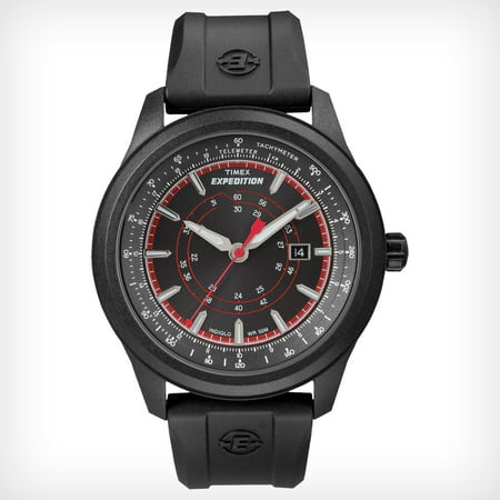 Timex Men's Expedition T49920 Black Resin Quartz Watch