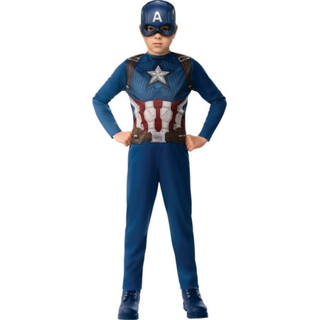 Marvel Boys Avengers Endgame Captain America Halloween Superhero Costume L