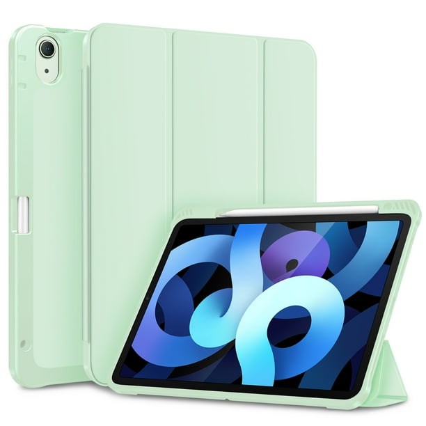 Fintie For Ipad 10 9 Case With Pencil Holder For Ipad Air 4th Generation Soft Tpu Back Cover For 10 9 Inch Ipad Air 4th Gen Walmart Com Walmart Com